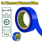 Лента электроизоляционная PVC  0,13 мм*18 мм*20 м cиняя JDPN1010 Jadever