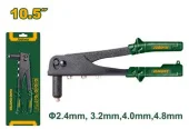 Ручной заклепочник Ø2,4/3,2/4,4,8 mm JDHR1610 Jadever