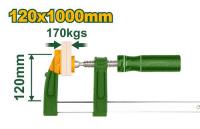 Зажим резьбовой F-образный с пластиковой ручкой 120*1000mm JDCP2125 Jadever