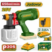Pistol de pulverizare fără fir cu baterie de 20v, 800ml/min, 650ml/min, JDSU30664, Jadever