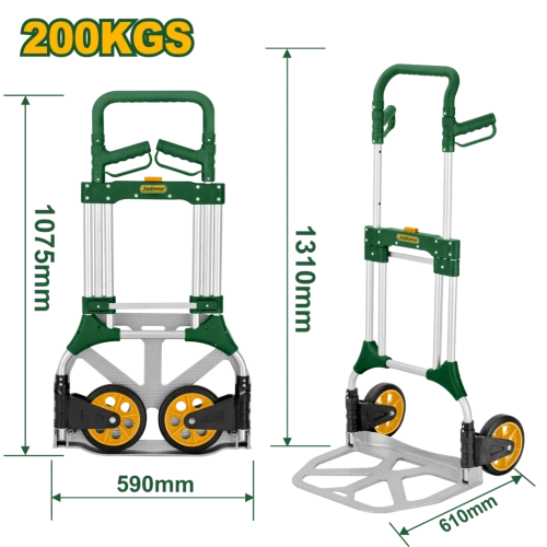 Тележка складная грузовая 200 кг, 610×590×1310 мм JDWB9A20 Jadever