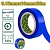 Лента электроизоляционная PVC  0,13 мм*18 мм*20 м cиняя JDPN1010 Jadever