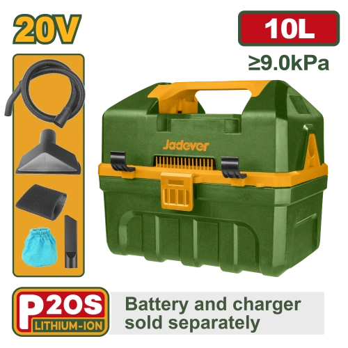Пылесос беспроводной на аккумуляторе 20V 9.0kPa 10L; JDQV2A10 Jadever