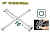 Cheie fixă cu cap în cruce 16" 17-19-21-23 cm JDTH8316 Jadever