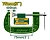 Clemă Jadever JDCP1103 75mm G-Clamp