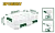 Set organizatoare de depozitare 2 buc "S" (180 * 165 * 50 mm) + 1 buc "L" (320 * 180 * 50 mm) JDTB8343 Jadever