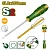 Отвертка ударная SL 8*200 мм JDQJ1288  Jadever