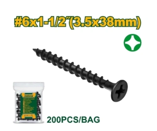 Șurub pentru gips-carton 3,5*38 mm (200 buc. per pungă) JDXS1914 Jadever