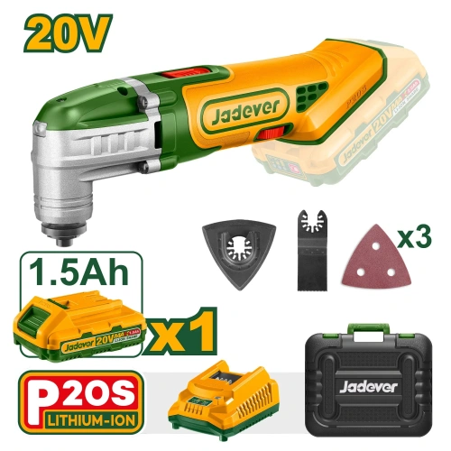 JDMUP5021 Jadever Scula multifuncțională fără fir 20V 5000-20000rpm + 1 baterie