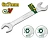 Рожковый гаечный ключ  21*23mm 245mm JDSA2301 Jadever