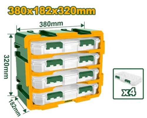 Organizator din plastic (PP), transparent; Dimensiune "L" - 320 * 180 * 50 mm JDTB8342 Jadever