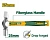 Ciocan de mecanic Jadever JDHM5325, mâner din fibră de sticlă, diametru percutor 25 mm