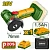 Мини УШМ (болгарка) беспроводная на аккумуляторе 20V 19500rpm D76mm M6+1 акк. JDLAP571 Jadever
